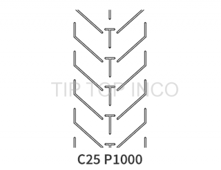 Profil C25P1000 EP400/3/3+2